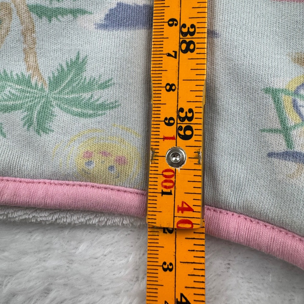 The Beaufort Bonnet Company Bath Towel NS Blue Pink Beach Print Pima - Picture 5 of 11